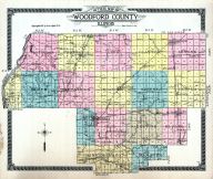 Outline County Map, Woodford County 1912